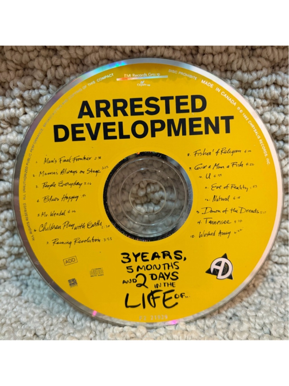 Arrested Development 3 Years, 5 Months & 2 Days in the Life Of... CD